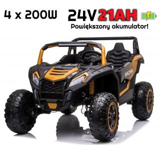 MEGA Buggy ATV Racing A032 4x4 ZŁOTY 24V 21Ah