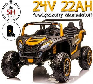 MEGA Buggy ATV Racing A032 4x4 ZŁOTY 24V 22Ah