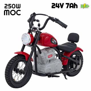 Motor CHOPPER FAST SPEED na akumulator 24V do 15km/h 80kg Czerwony