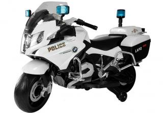 Motorek POLICYJNY na akumulator BMW R1200 Biały