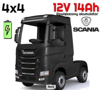 Pojazd TIR Ciężarówka Scania R-SERIE 24V 2x200W Czarna