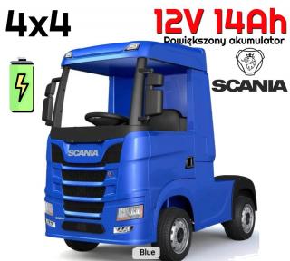 Pojazd TIR Ciężarówka Scania R-SERIE 24V 2x200W Niebieska