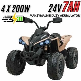 Quad CAN-AM 4x200W Na Akumulator 24V DK-CA002 Khaki