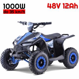 Quad na akumulator 48V HIGHPER 1060W Niebieski do 35km/h