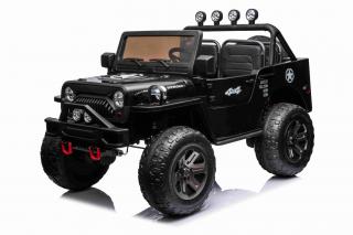 Wielki wojskowy JEEP WILLYS 4x200W 24V na akumulator 3-osobowy