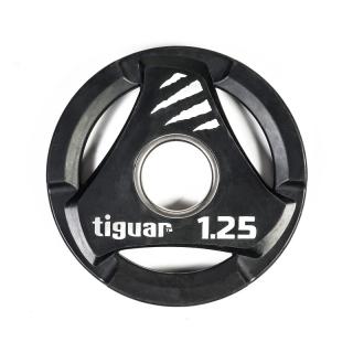 Obciążenie olimpijskie gumowane Tiguar 1,25 kg