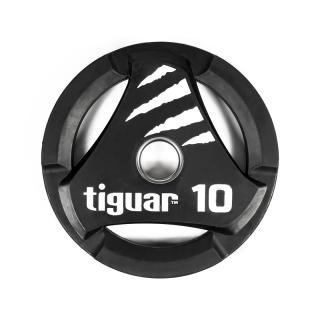 Obciążenie olimpijskie gumowane Tiguar 10 kg