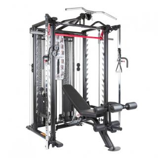OSTATNIA SZTUKA!!! Brama treningowa z ławką FINNLO MAXIMUM INSPIRE SCS Smith Cage System