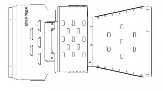 Komplet osłon podwozia Nissan Navara D40 2005-2015