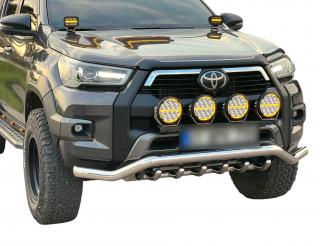 Orurowanie rury przednie Force chrom Toyota Hilux