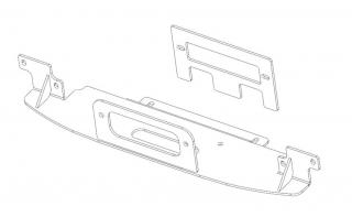 Płyta montażowa pod wyciągarkę Isuzu D-Max 2012-2020