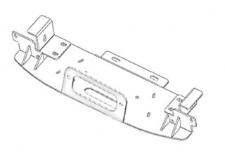 Płyta montażowa pod wyciągarkę Isuzu D-Max 2020-