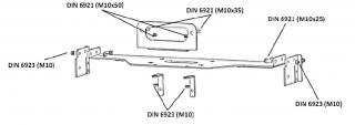 Płyta montażowa pod wyciągarkę Volkswagen Amarok 2010-2021