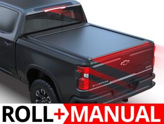 Roleta aluminiowa Chevrolet Silverado GMC Sierra 5'9" 19- Tessera Roll+ Manual