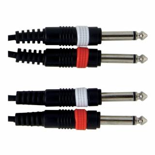 Kabel GEWA 2xJack 6,3mm M. - 2xJack 6,3mm M. 3m