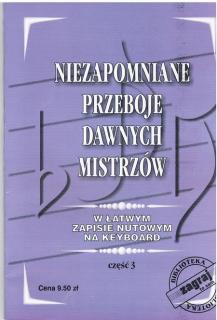 Książka Niezapomniane przeboje mistrzów III