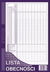 Lista obecności A4 506-1