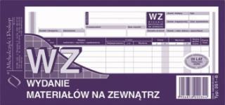 WZ wydanie mat. na zewn. 1/3 A4 351-8