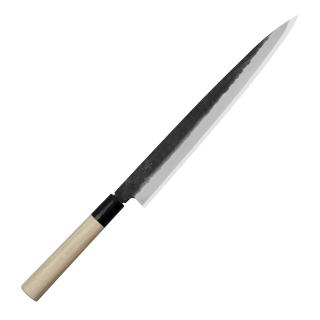 Ittetsu Forge Black Shirogami#2 Nóż Yanagiba 27 cm