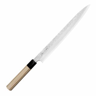 Yauji Aogami#2 Damascus Nóż Yanagiba 30 cm