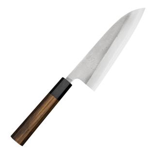 Yoshikane Shirogami#2/SS Nashiji Nóż Santoku 16,5 cm