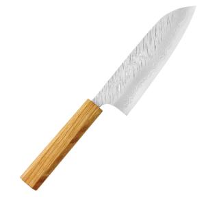 Yu Kurosaki Fujin Damascus VG-10 Nóż Santoku 16,5 cm