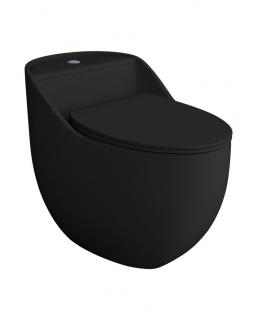 Kompakt WC Lavita Silia Rim Black