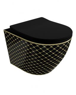 Miska WC Lavita Sofi Slim Black Night