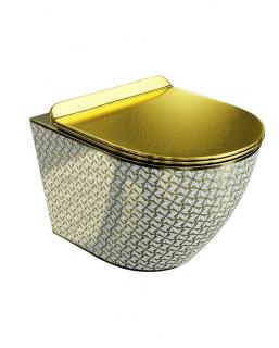 Miska WC Lavita Sofi Slim Golden Never Die