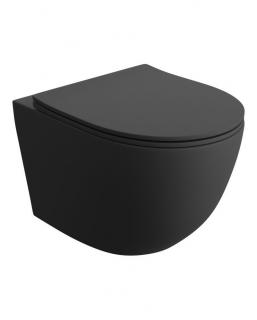 Miska WC wisząca z deską - Lavita Sinto Black 3.0