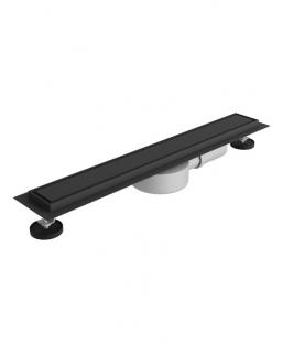 Odpływ liniowy czarny Lavita PLATE BLACK 700 - Odpływ prysznicowy czarny 70cm