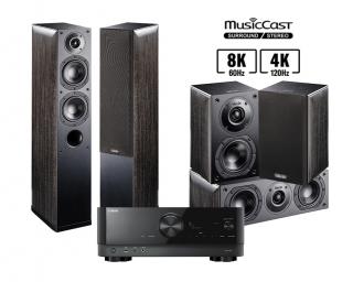 Yamaha RX-V4A + Indiana Nota 550X + Nota 740X + Nota 240X - TRANSPORT GRATIS - 10 rat 0 procent