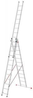 Drabina aluminiowa 3x12 Hailo HobbyStep combi (wys. rob. 8,93m)