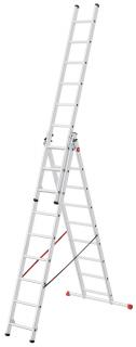 Drabina aluminiowa 3x9 Hailo HobbyStep combi (wys. rob. 6,50m)