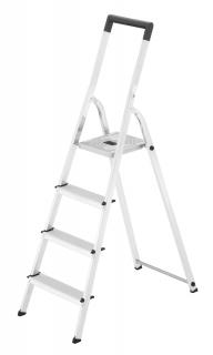 Drabina jednostronna aluminiowa Selekta by HAILO L40 BasicLine 4 stopnie (wys. rob. 2,85m)