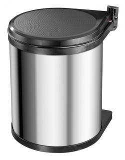 Kosz na śmieci, odpady HAILO Compact-Box M - Stal Szlachetna