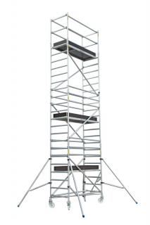 Rusztowanie aluminiowe Drabex RA-1120/R (0,86x2,00m) wys. rob. 10,03m