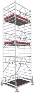 Rusztowanie aluminiowe Krause Stabilo 500 (1,50x2,00m) wys. rob. 7,50m