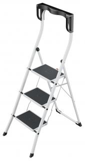 Schodki składane stalowe HAILO K75 ComfortLine 3 st (wys. rob. 2,70m)