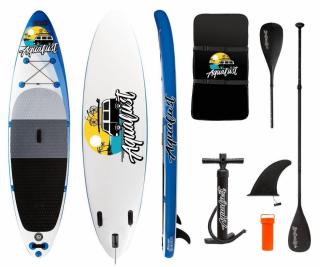 Deska SUP Aqualust 10'6 Blue + wiosło kajakowe