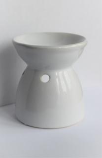 Ceramiczny kominek do wosków i olejków biały klasyczny