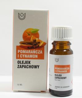 Olejek zapachowy Pomarańcza i Cynamon 12 ml Naturalne Aromaty