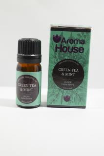 Olejek zapachowy ZIELONA HERBATA z MIĘTĄ Aroma House 6 ml