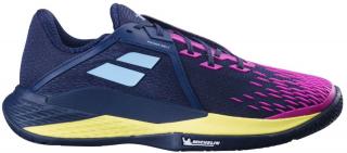 Buty tenisowe Babolat Propulse PROPULSE FURY 3 AC MEN ciemnoniebieski/różowy
