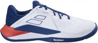 Buty tenisowe Babolat Propulse PROPULSE FURY 3 AC MEN White/Estate Blue