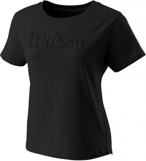 Koszulka tenisowa damska WILSON Script Eco Cotton Tee W