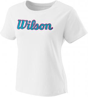 Koszulka tenisowa damska WILSON Script Eco