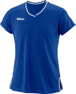 Koszulka tenisowa dziewczęca WILSON Team II V-Neck