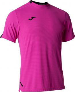 Koszulka tenisowa JOMA Smash Short Sleeve - fluor pink