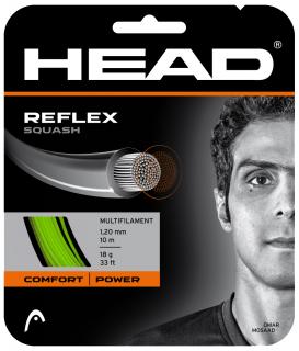 Naciąg squash HEAD Reflex zielony